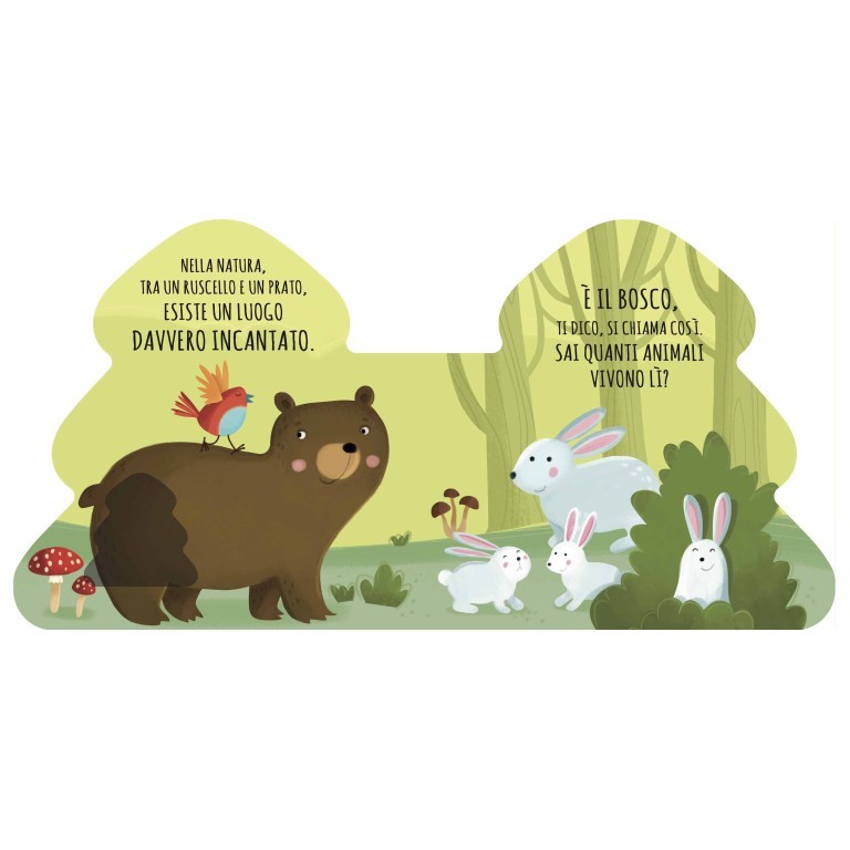 Sassi Junior - Libri sagomati, Gli amici del bosco