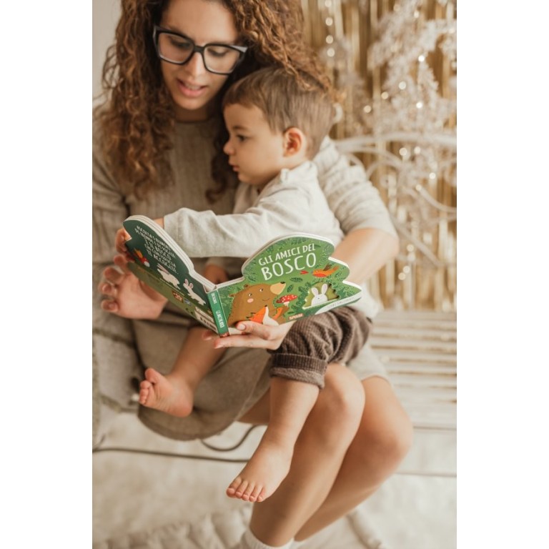 Sassi Junior - Libri sagomati, Gli amici del bosco