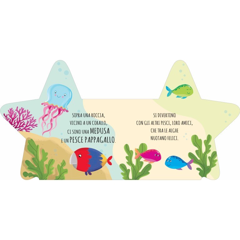 Sassi Junior - Libri sagomati, Gli amici del mare
