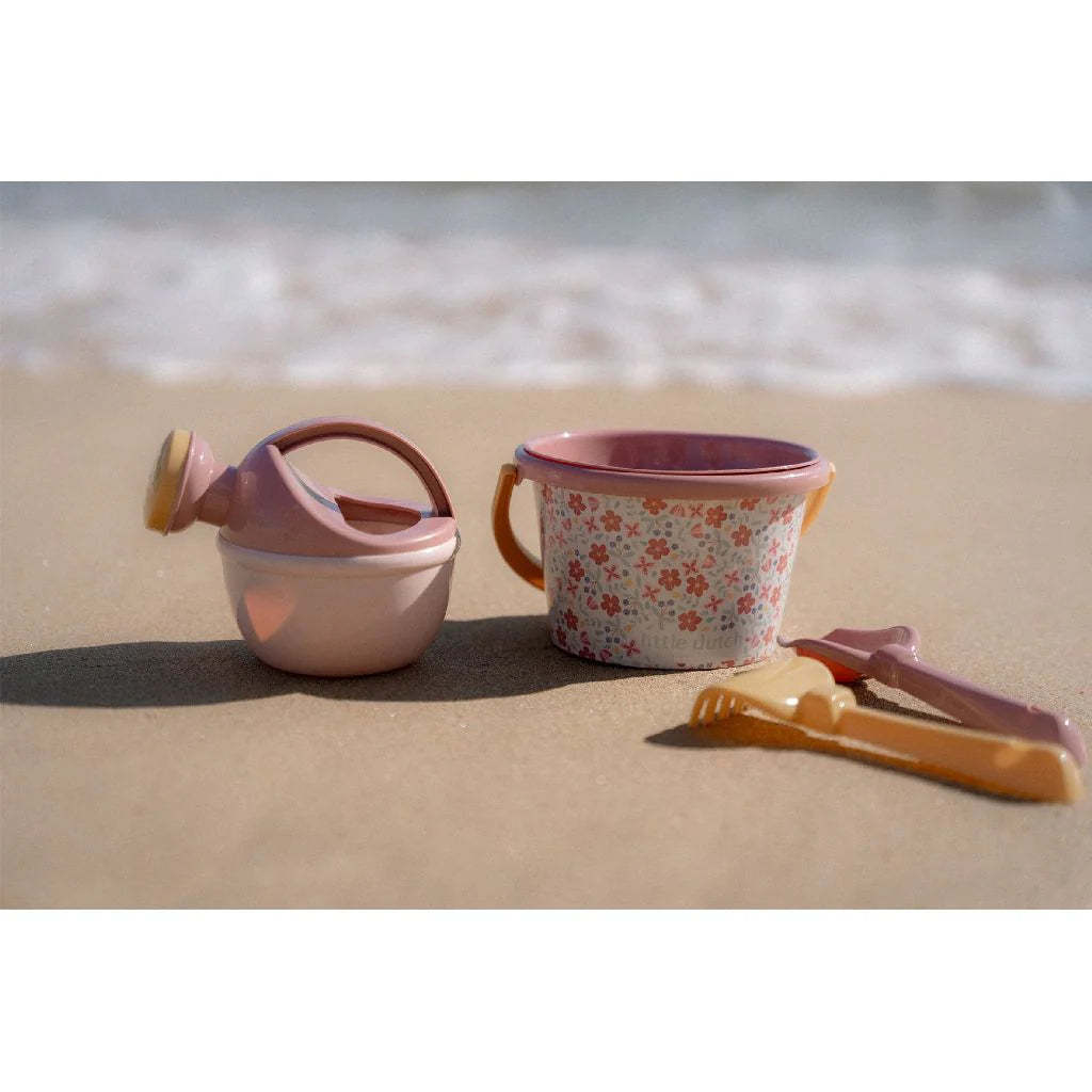 Little Dutch - Set paletta secchiello e formine 5pz sunny flowers