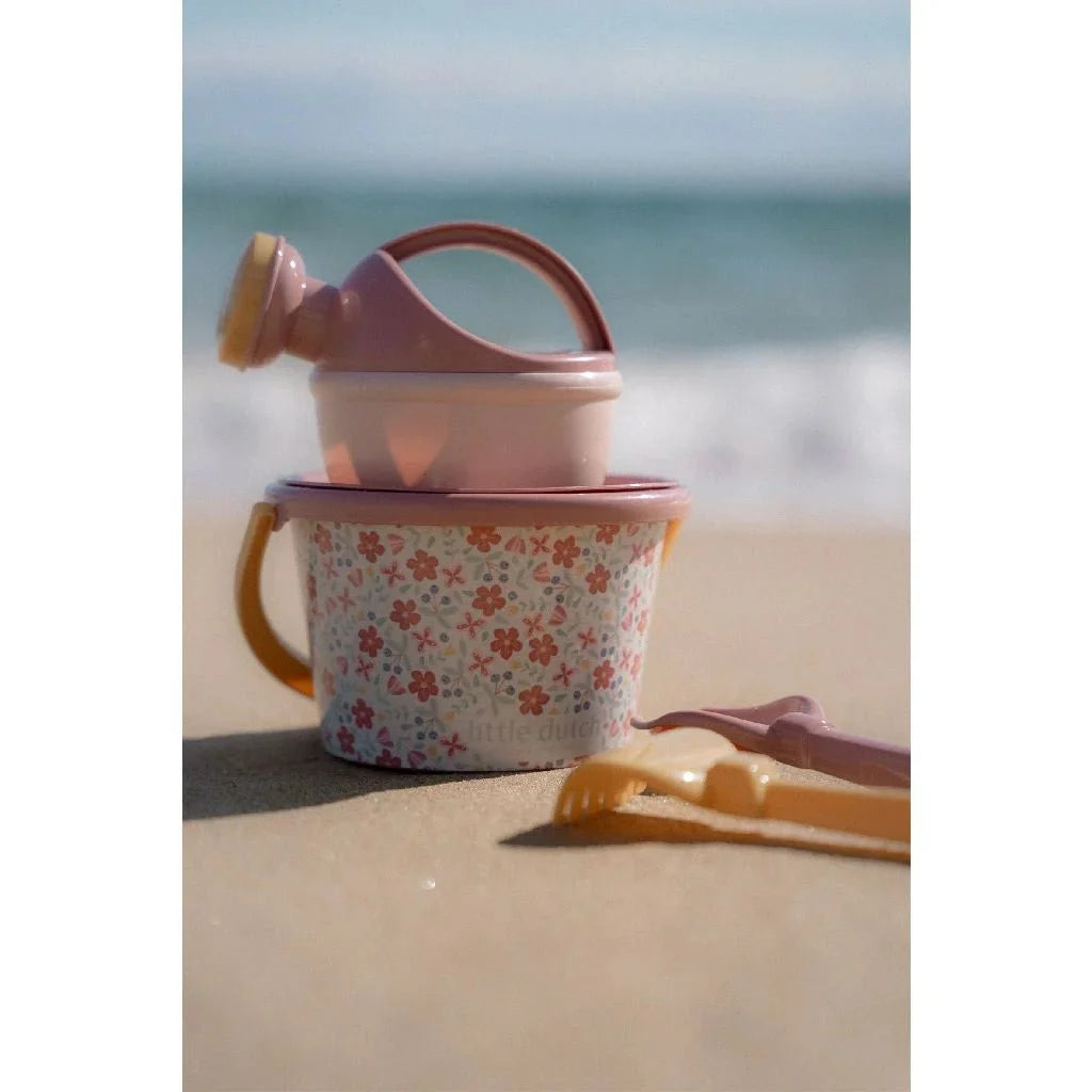 Little Dutch - Set paletta secchiello e formine 5pz sunny flowers