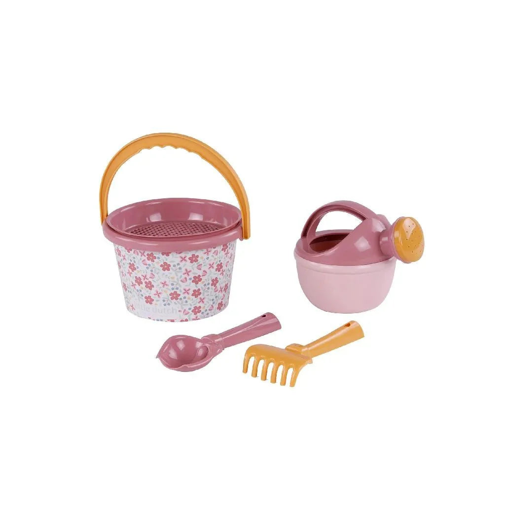 Little Dutch - Set paletta secchiello e formine 5pz sunny flowers