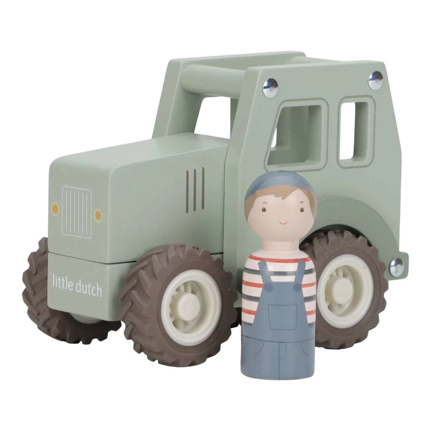 Little Dutch - Trattore in legno con personaggio