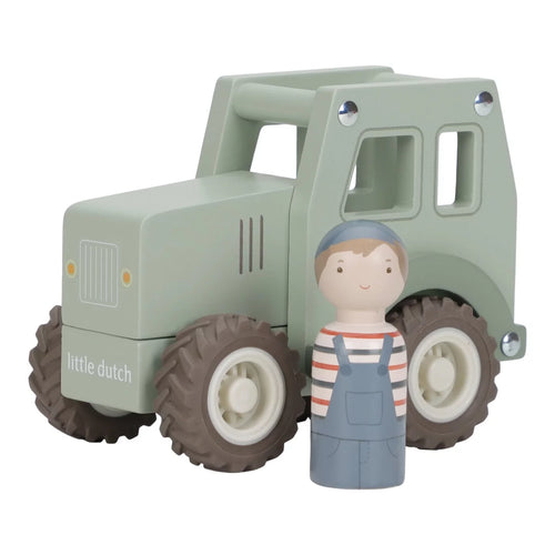 Little Dutch - Trattore in legno con personaggio