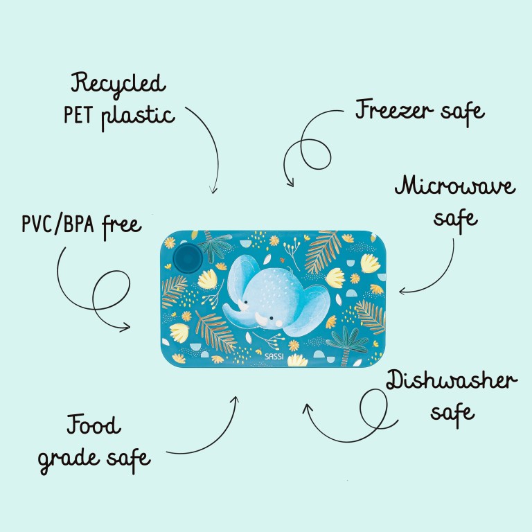 Sassi Junior Lunch box elefante 1200ml