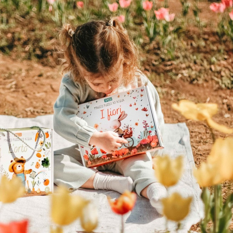 Sassi Junior - Magico puzzle ad acqua, I fiori
