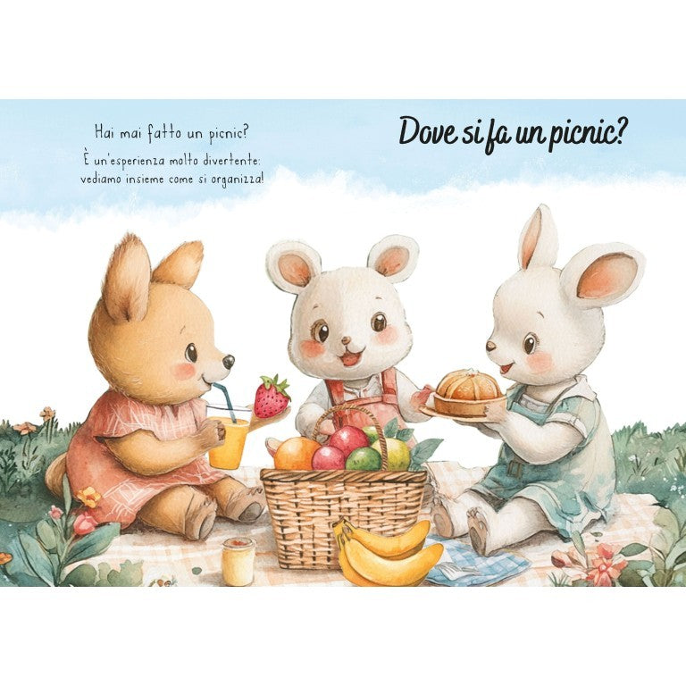 Sassi Junior - Magico puzzle ad acqua, Il picnic