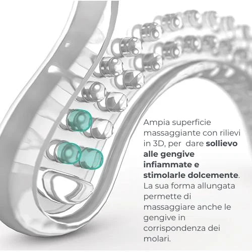 Nuvita - Massaggiagengive 2m+ Powder blu