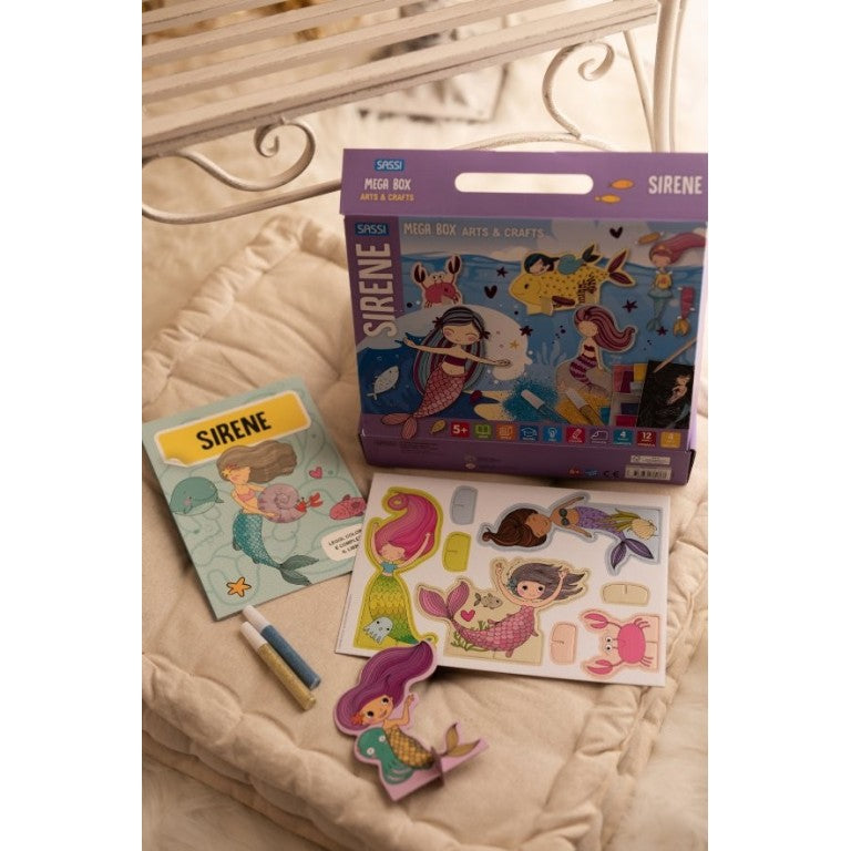 Sassi Junior - Mega box arts & crafts, Le sirene