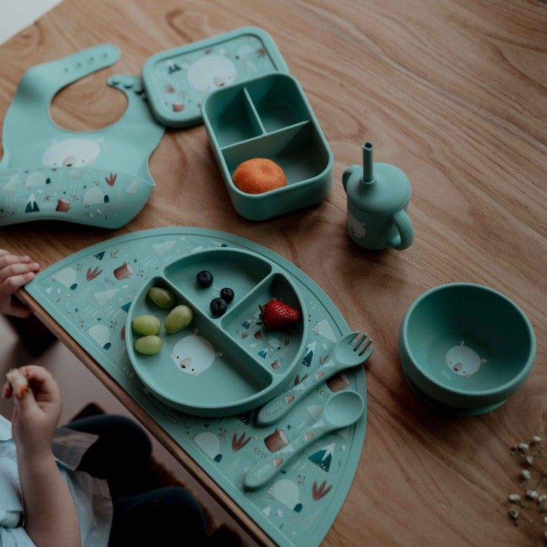 Sassi Junior Set posate in silicone orso
