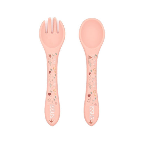 Sassi Junior Set posate in silicone polpo