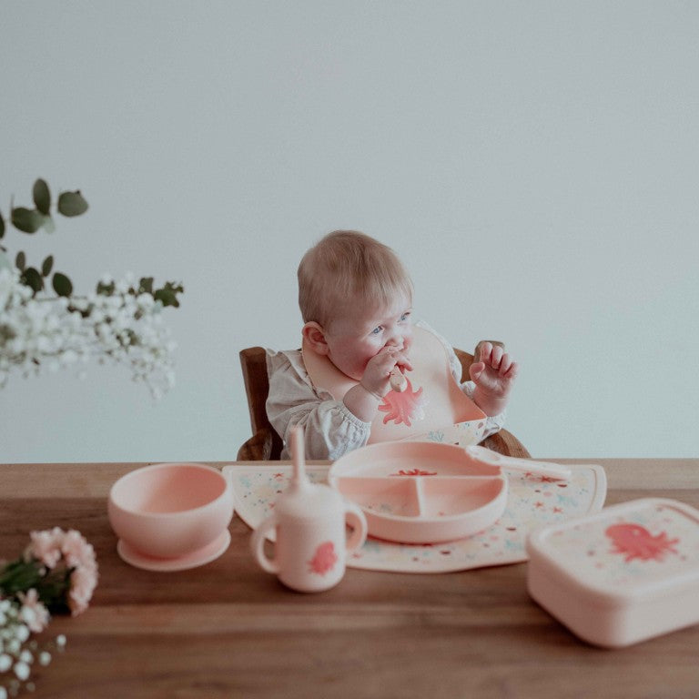 Sassi Junior Set posate in silicone polpo