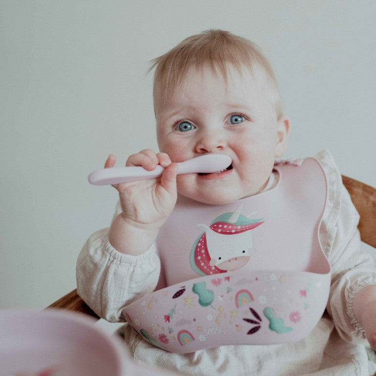 Sassi Junior Set posate in silicone unicorno