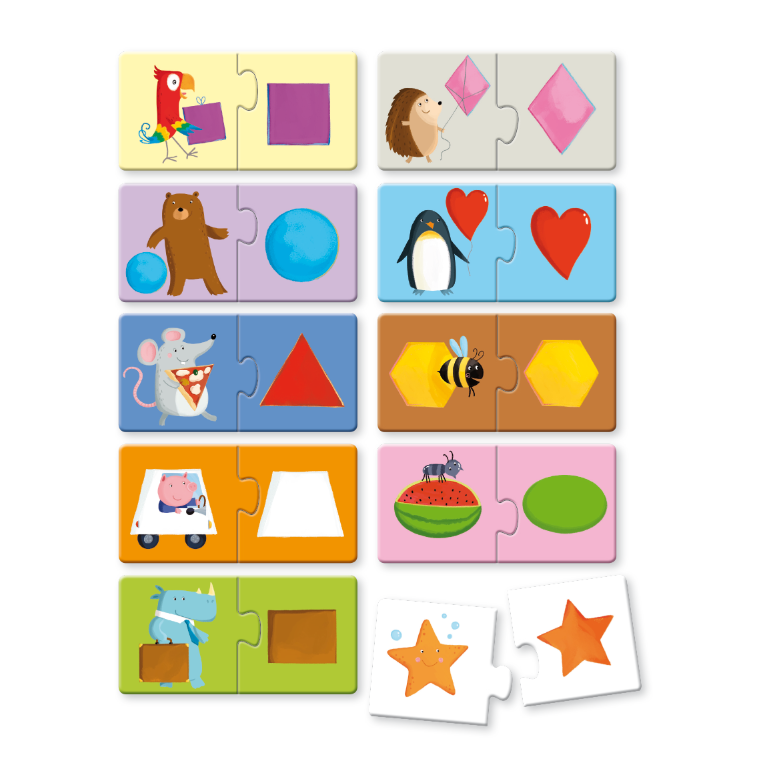 Sassi Junior - Puzzle 2, Le forme