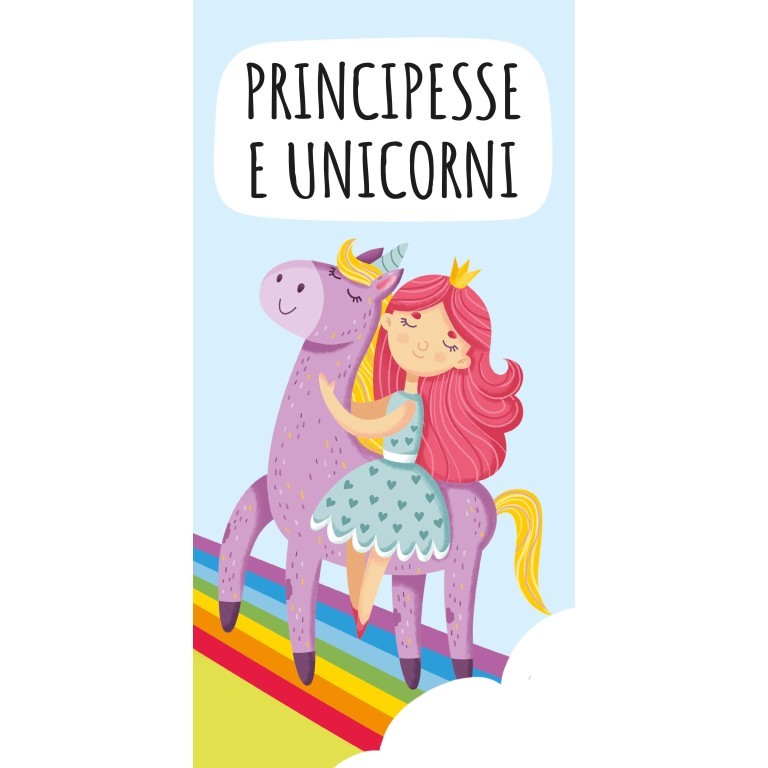 Sassi Junior - Libro e puzzle fantasy, Principesse e unicorni
