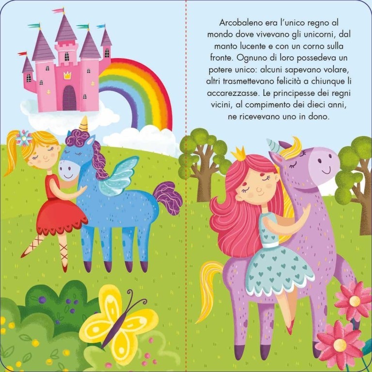 Sassi Junior - Libro e puzzle fantasy, Principesse e unicorni