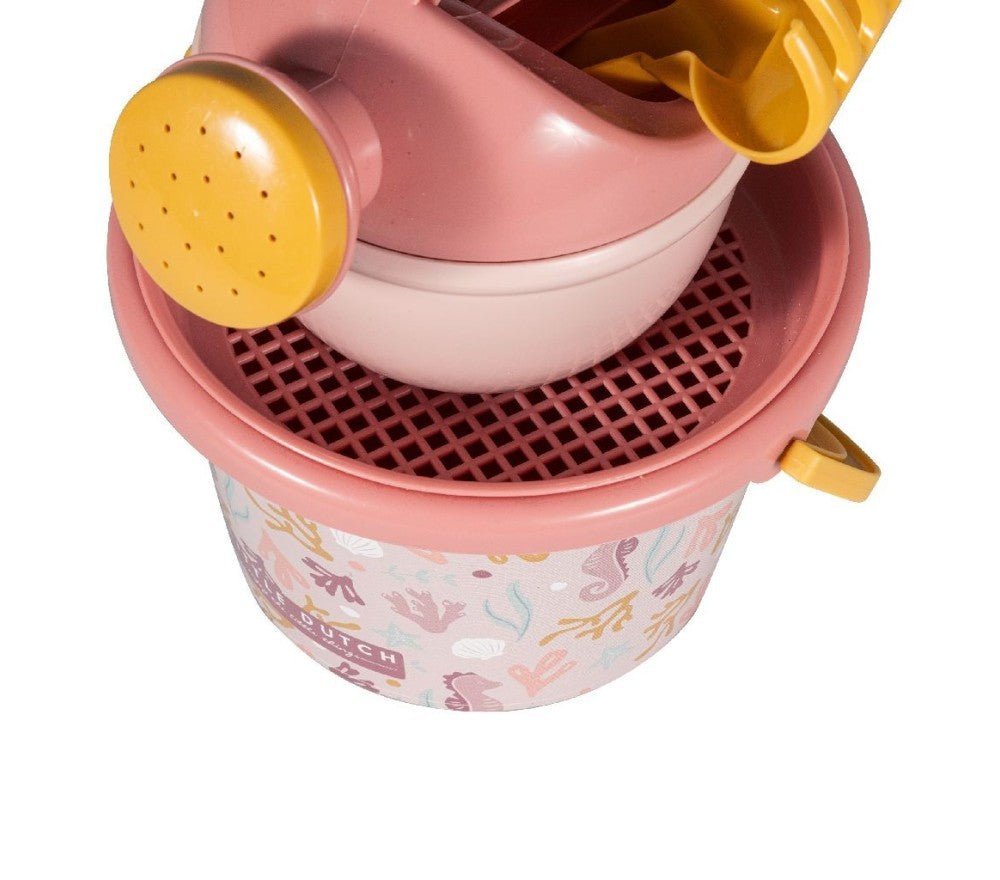 Little Dutch - Set paletta secchiello e formine 5pz rosa