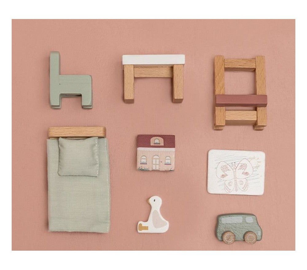 Little Dutch - Playset per casa delle bambole, children's room