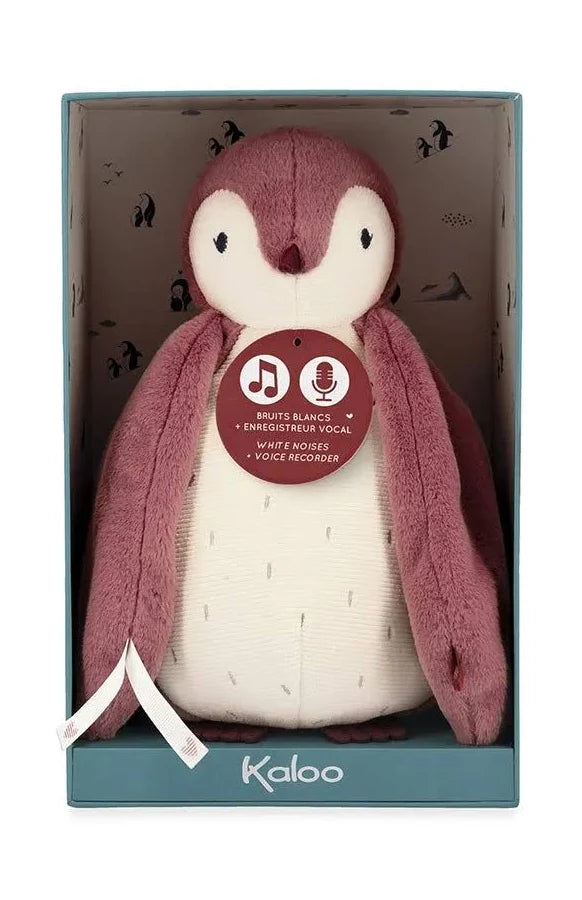 Kaloo - Pinguino peluche registratore rumore bianco