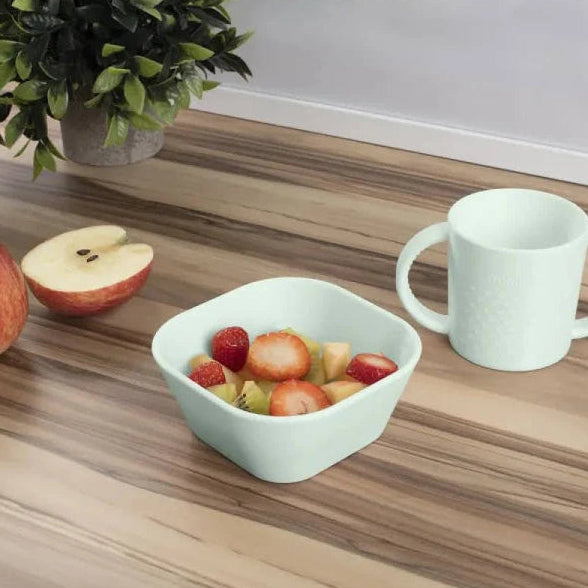 Miniland - Set pappa quadrato menta