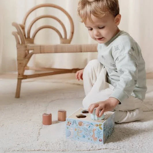 Little Dutch - Cubo in legno con forme a incastro Forest Friends