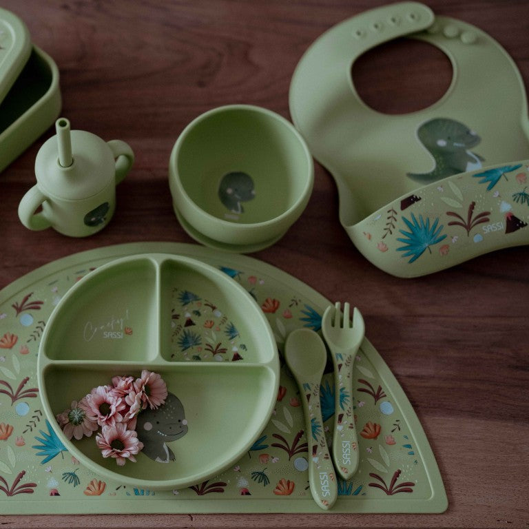 Sassi Junior Tovaglietta antiscivolo in silicone dinosauro