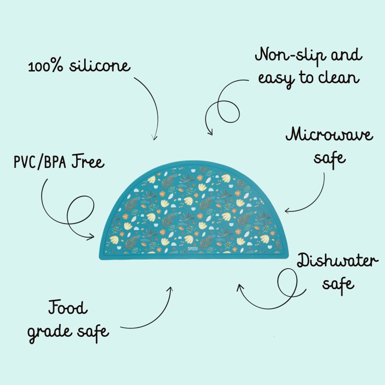 Sassi Junior Tovaglietta antiscivolo in silicone elefante