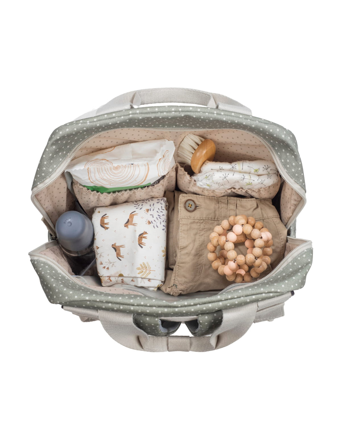 Walking Mum - Zaino pois poppy muschio