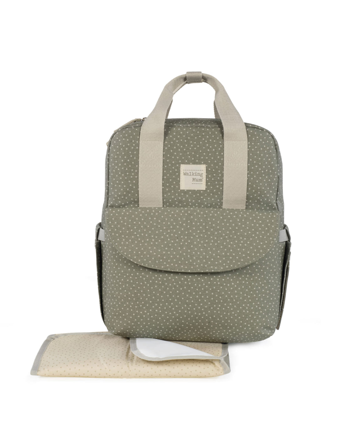 Walking Mum - Zaino pois poppy muschio