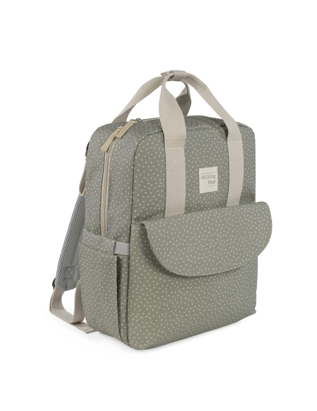 Walking Mum - Zaino pois poppy muschio