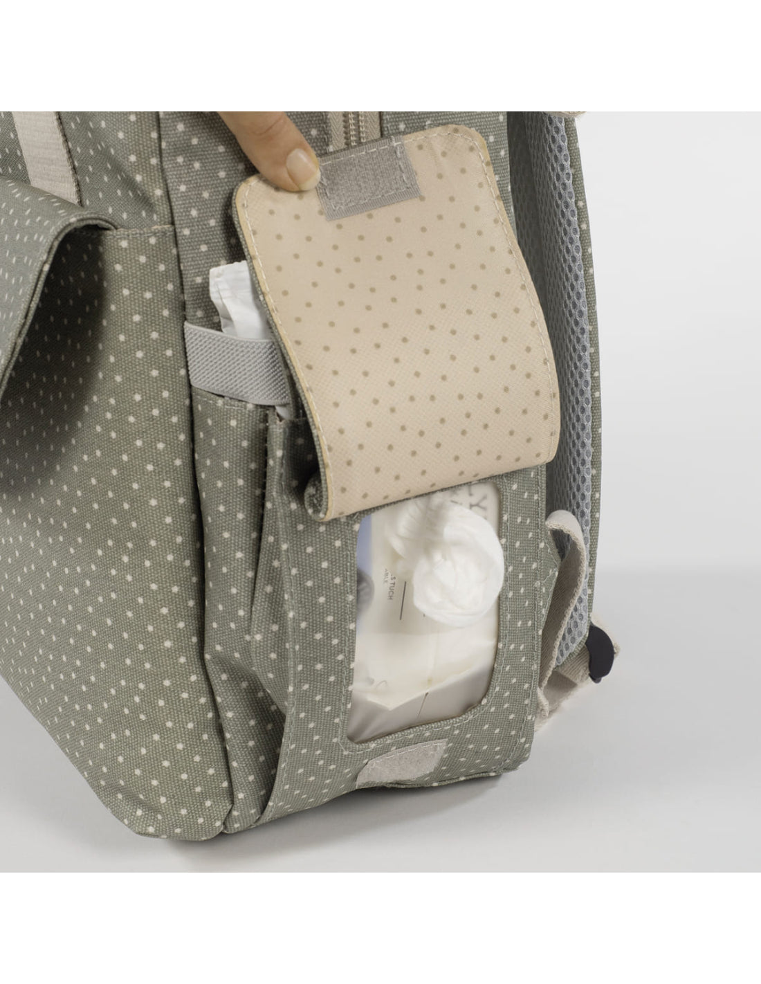 Walking Mum - Zaino pois poppy muschio