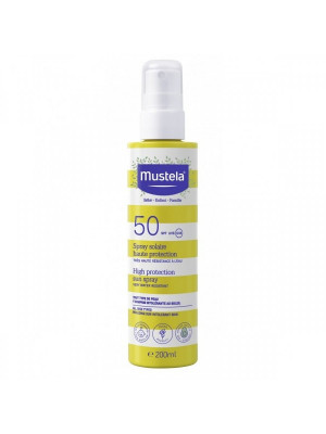 Mustela - Spray latte solare SPF 50+ per tutta la famiglia da 200ml